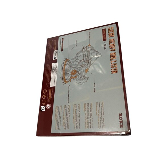 ROKR 3D Wooden Puzzles DIY Building Model Kits-Siege Heavy Ballista New & Sealed - Picture 6 of 9